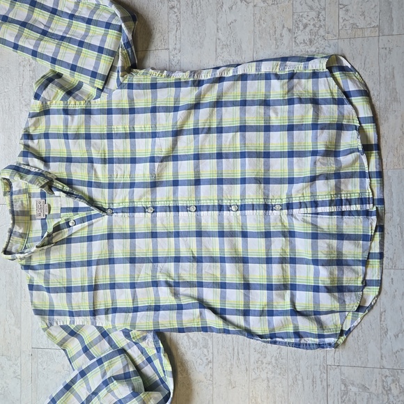 J. Crew Mens Size Large Plaid Button Down Shirt Long Sleeve - Picture 5 of 6